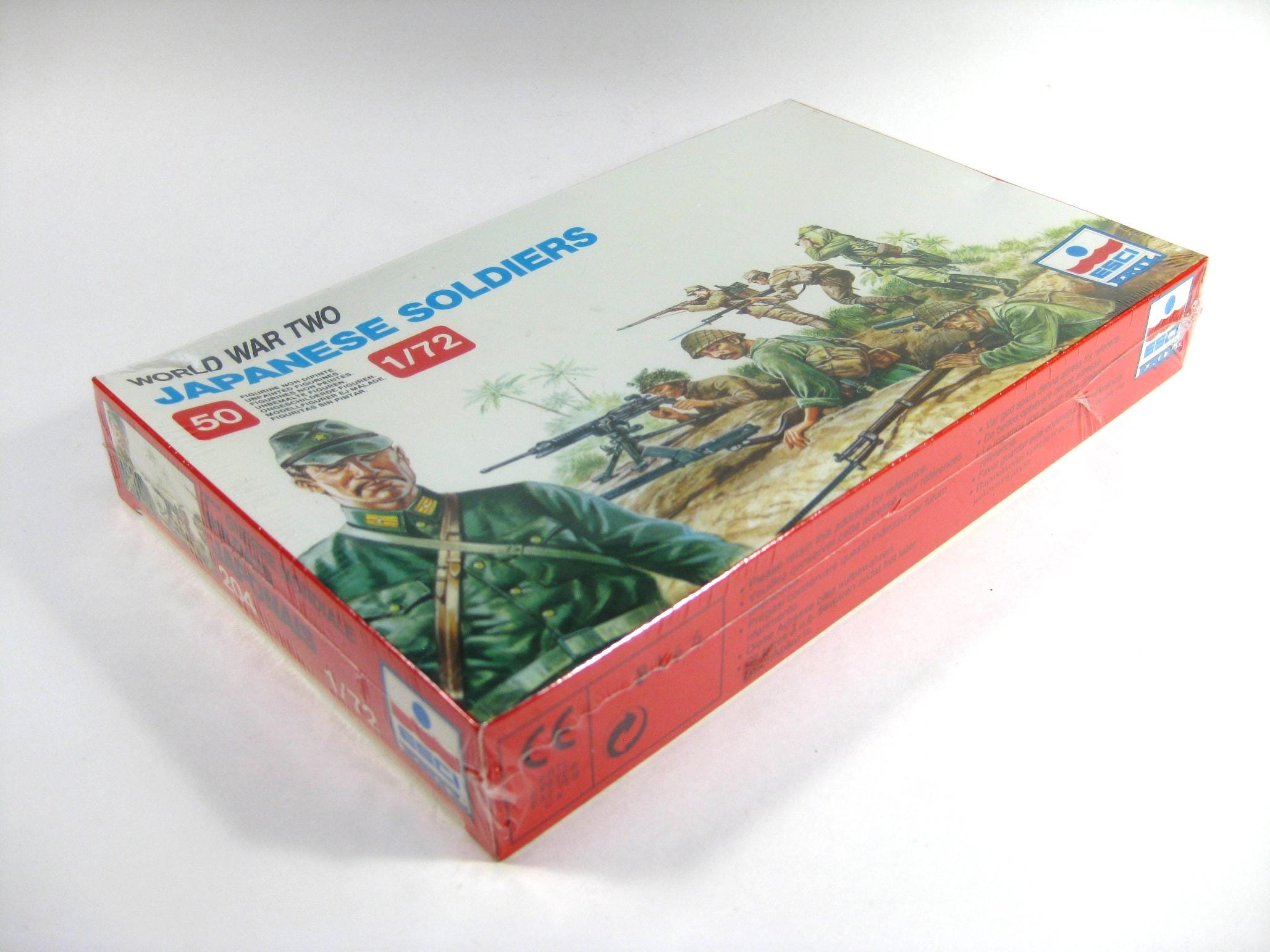 Soldats Japonais 1/72 Esci - Seconde Guerre Mondiale - Occasion Bon état - Figurines Plastique