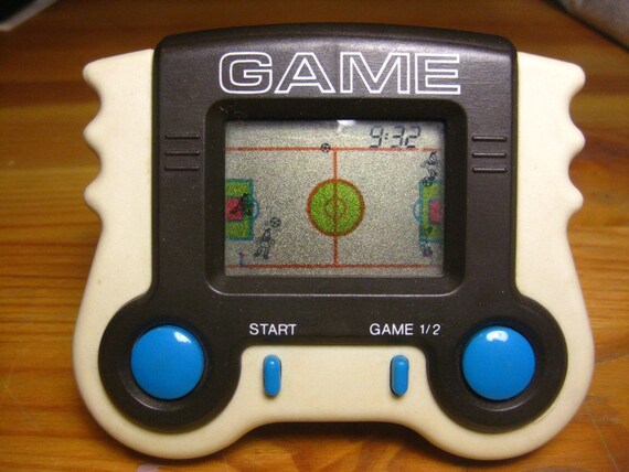 handheld football game 1980s