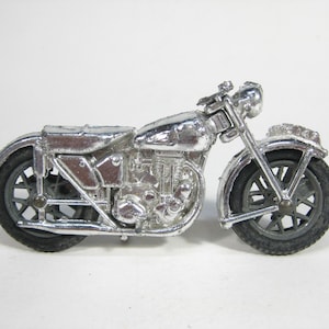 Vintage diecast Toy car, Benbros  &quot; Police Motorcycle &quot; Incomplete!  Made in Gt Britain 1950, Rare!