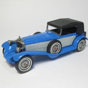 Vintage Diecast Toy car, Lesney Matchbox Models Of Yesteryear, &quot;No Y-16 1928 Mercedes Benz SS&quot;,  Made in England c1972