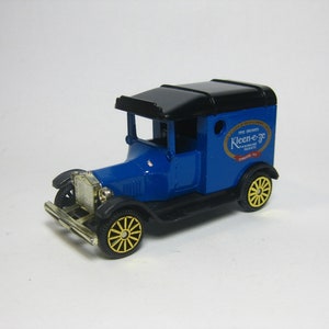 Vintage Diecast Toy car, Corgi   ,"Ford T Van " " Kleen-E-Ze theme" , Made in Gt Britain 1991