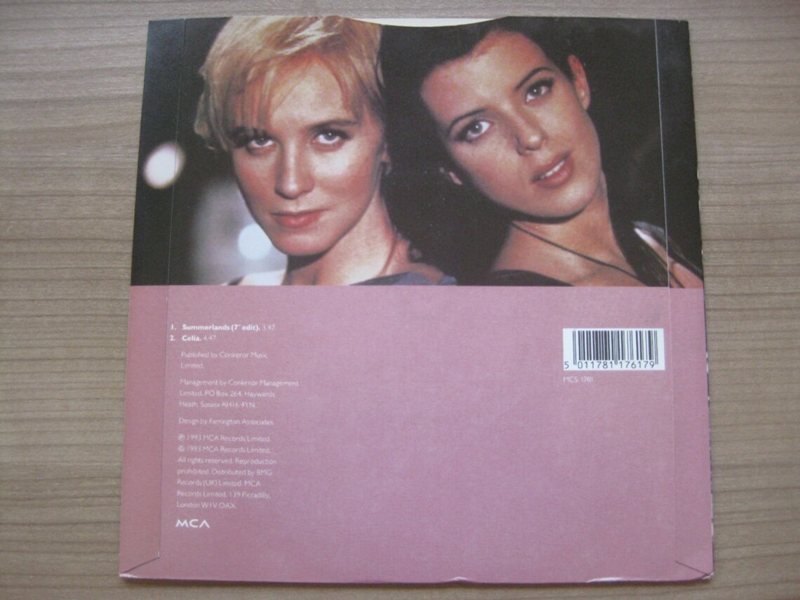 7'' Vintage Vinyl Record "Beijing Spring - Summerlands/Celia"  1993 MINT condition, foto 2 di 4