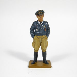 Del Prado miniature, Toy Soldier, WW2 "Commandant Fafl, France 1943"  ,1:30 60mm Lead-Metal miniature.No Booklet.