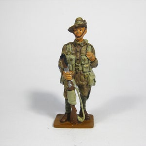 Del Prado miniature, Toy Soldier, WW1 " Sergeant A.I.F. Australia 1918 ",1:30 60mm Lead-Metal miniature.No Booklet.