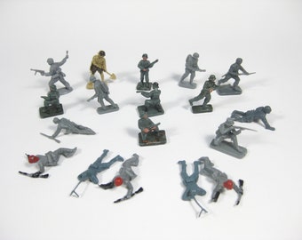 ビンテージ エアフィックス WW2 1/72、HO/00 22 mm「ドイツ歩兵タイプ