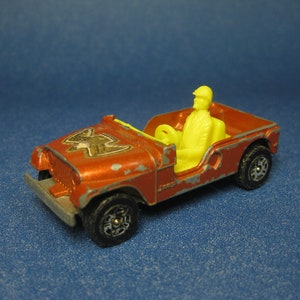 Vintage diecast Toy car, Corgi &quot;Jeep CJ-6&quot; , Made in Gt Britain, Rare!