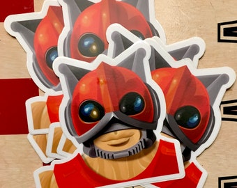 ヴィンテージ マスターズ オブ ザ ユニバースにインスパイアされたキャラクター ステッカー - Zodac