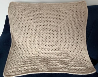 Luxury Crochet Alpaca Blanket, Crochet Granny Cluster Baby Blanket, Crochet Granny Square Baby Blanket, Crochet Chunky Blanket