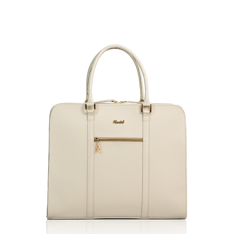 Vegan Leather Laptop Bag Women 15 Inch Laptop Briefcase Etsy