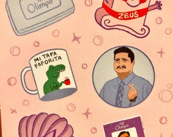 the office sticker sheet