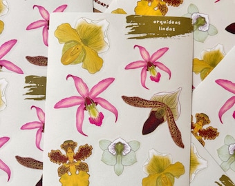 Glitter Orchid Sheet