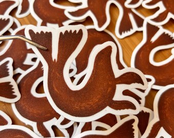 glitter seal sticker