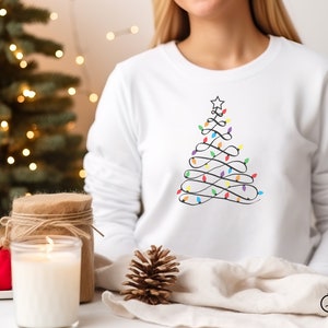 Christmas Light Tree SVG Design / Christmas Light SVG