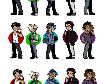 The Raven Cycle Stickers: Kavinsky's Dream Pack