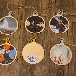 Disney Inspired Wooden Christmas Ornaments
