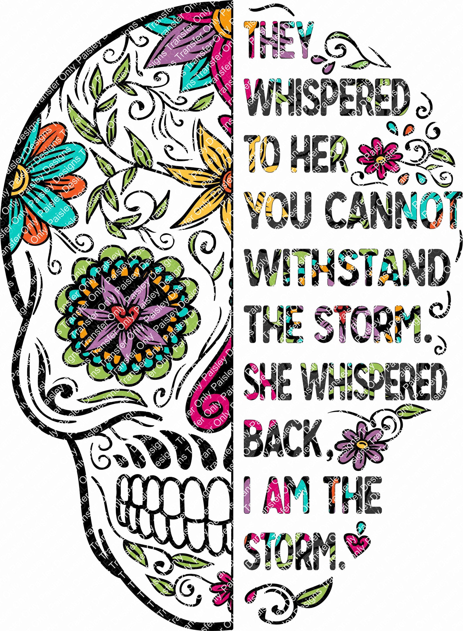 Badass Vibe Sugar Skull Sublimation Transfer 8 Designs 2 - Etsy