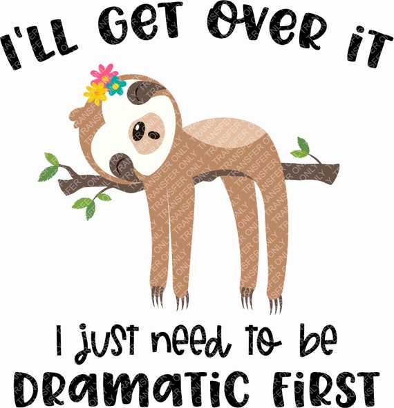 Sloth Dramatic Hanging Tree Sublimation Transfer TRANSFER - Etsy