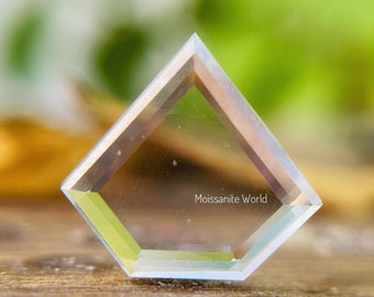 2 CT tot 6 CT staand gesneden schildmoissaniet, antieke moissaniet voor het maken van ringen, oorbellen, hangers en sieraden