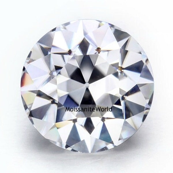 Loose moissanite Old European Stone DEF White Color Round Brilliant Cut Excellent Grade VVS 5MM-11MM Size USA Seller