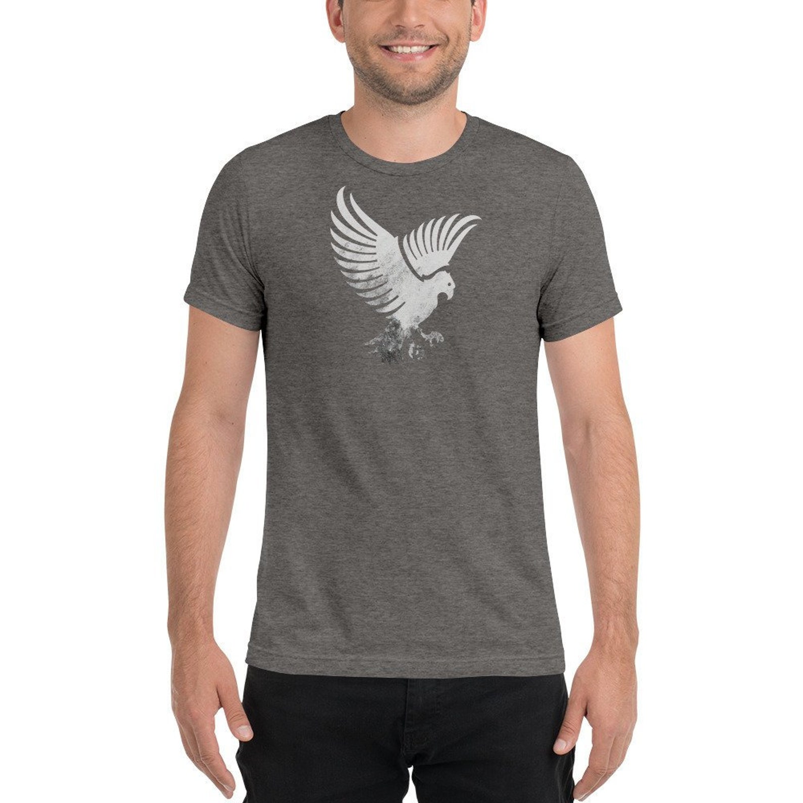 Men hawk shirt men outdoor hawk shirt eagle shirt men top Etsy