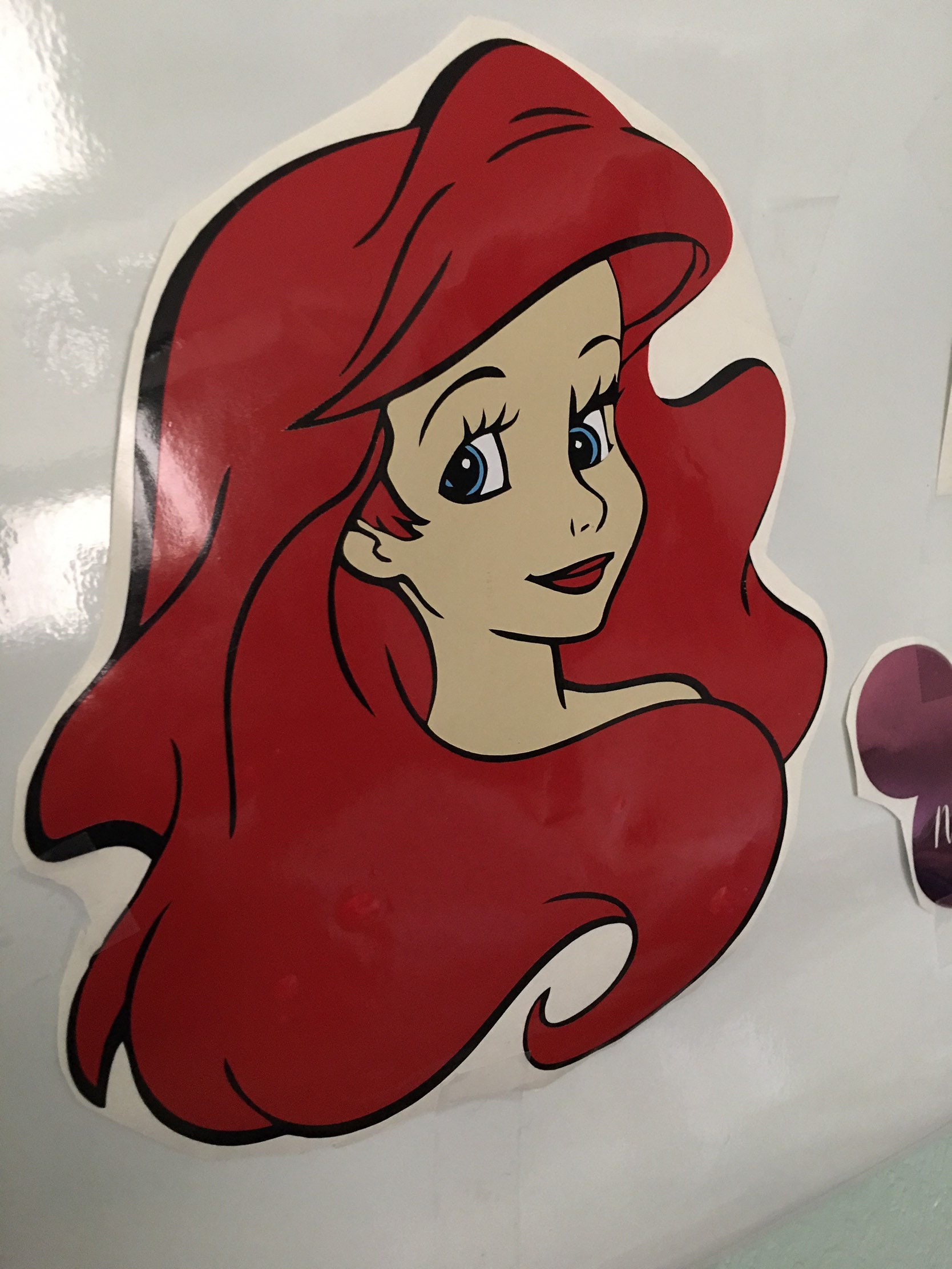 Layered Vinyl Decal Disney Princess Sticker Pixar Etsy