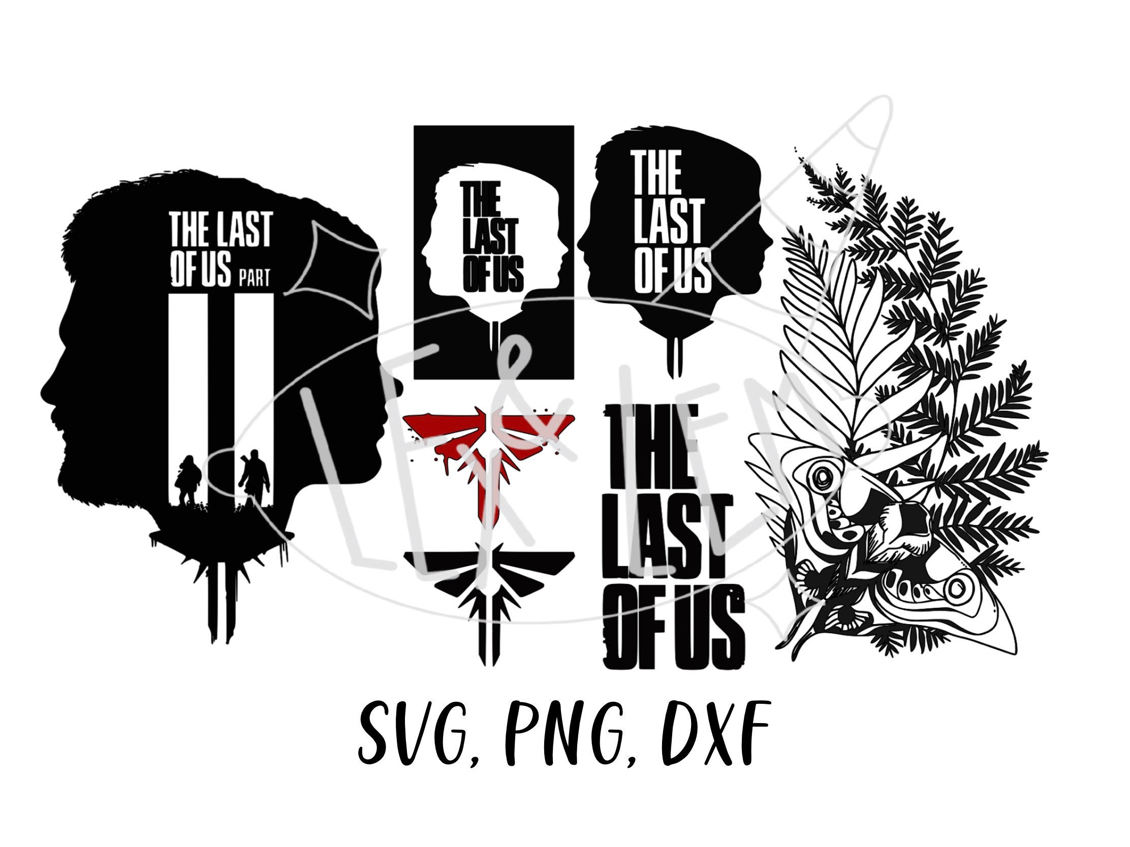 Ellie the Last of Us Part 2 SVG and PNG File for Cricut 