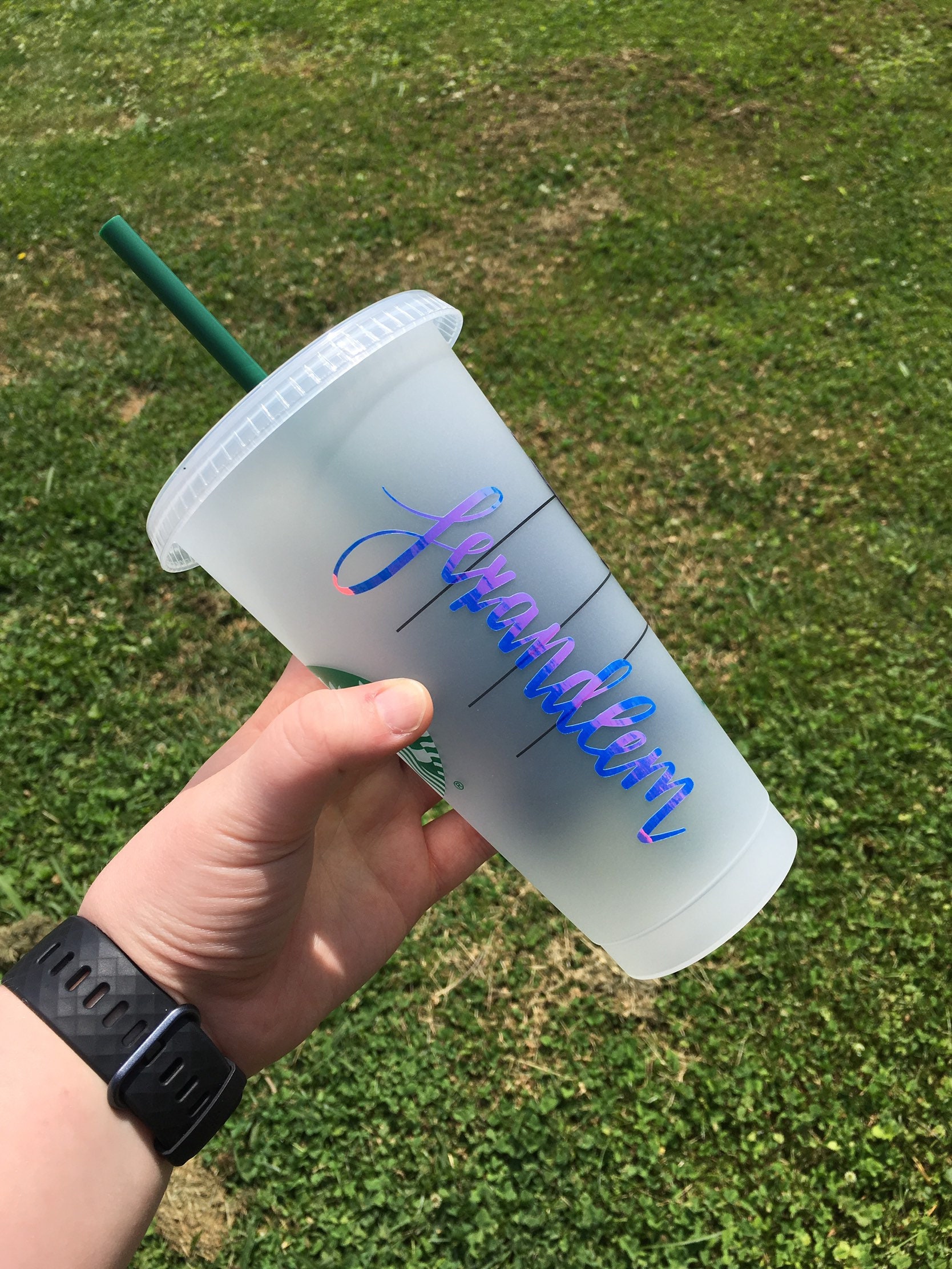 Customized Starbucks Tumbler Venti Cold Cup Handwritten Etsy
