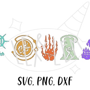 The Legend of Zelda; Tears of the Kingdom Abilità, file SVG, PNG e DXF Bundle, file digitale
