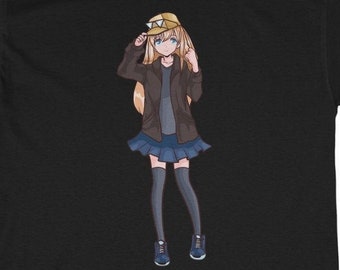 Camiseta Anime Girl, Estética Kawaii Anime Girl Shirt, Anime Lover Gift