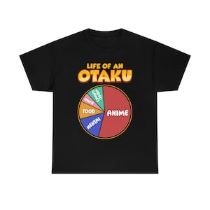 Leven van een Otaku T-shirt, Anime Lover T-shirt, Funny Anime Shirt, Anime Weeb Gift