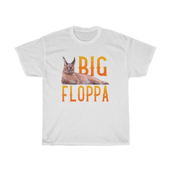 Big Floppa Meme T Shirt Caracal Cat T Shirt Funny Big Floopa Etsy