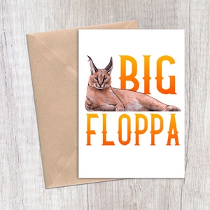 Big Floppa Cube Papercraft Template. DIY Lowpoly Toy. 3D 