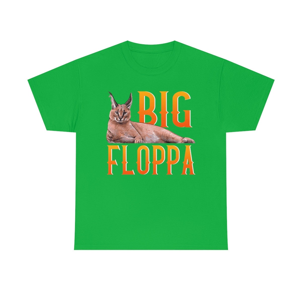 Christmas Big Floppa Meme T-shirt Funny Festive Caracal -  Israel