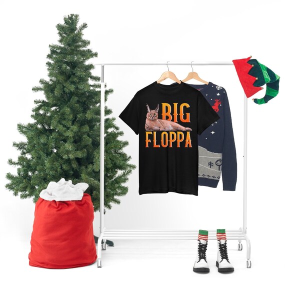 Big Floppa Meme Cat' Men's Tall T-Shirt