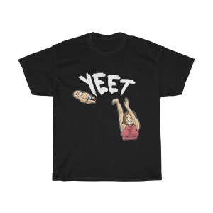 Baby Yeet Dank Meme T-shirt, Funny Yeet Baby Shirt, Funny Woman Throwing Baby Meme