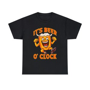 It&#39;s Beer O&#39;Clock T-shirt, Funny Drinking T-shirt, Beer Lover Tee