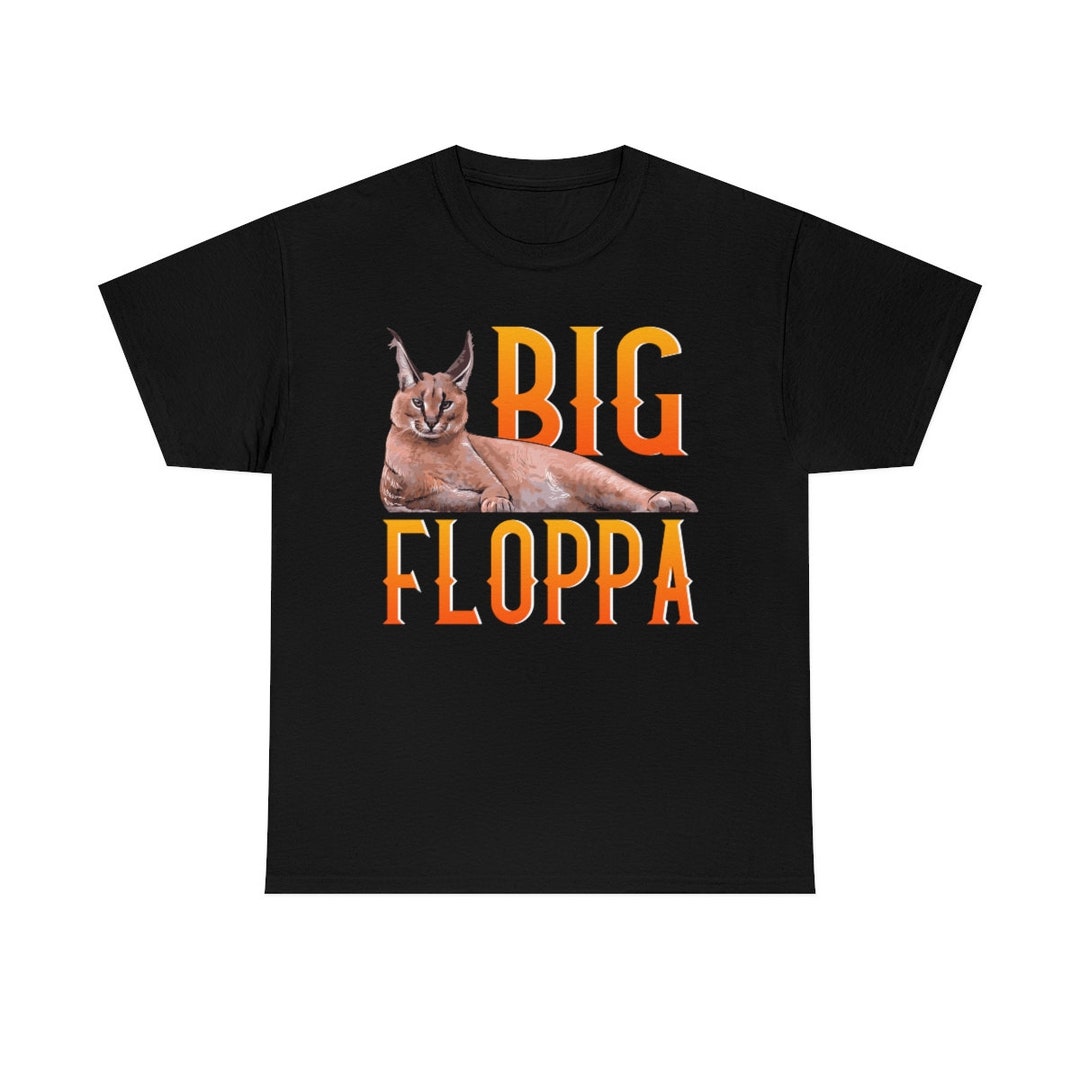  Big Floppa Meme Cute Caracal Cat Sweatshirt : Clothing, Shoes &  Jewelry