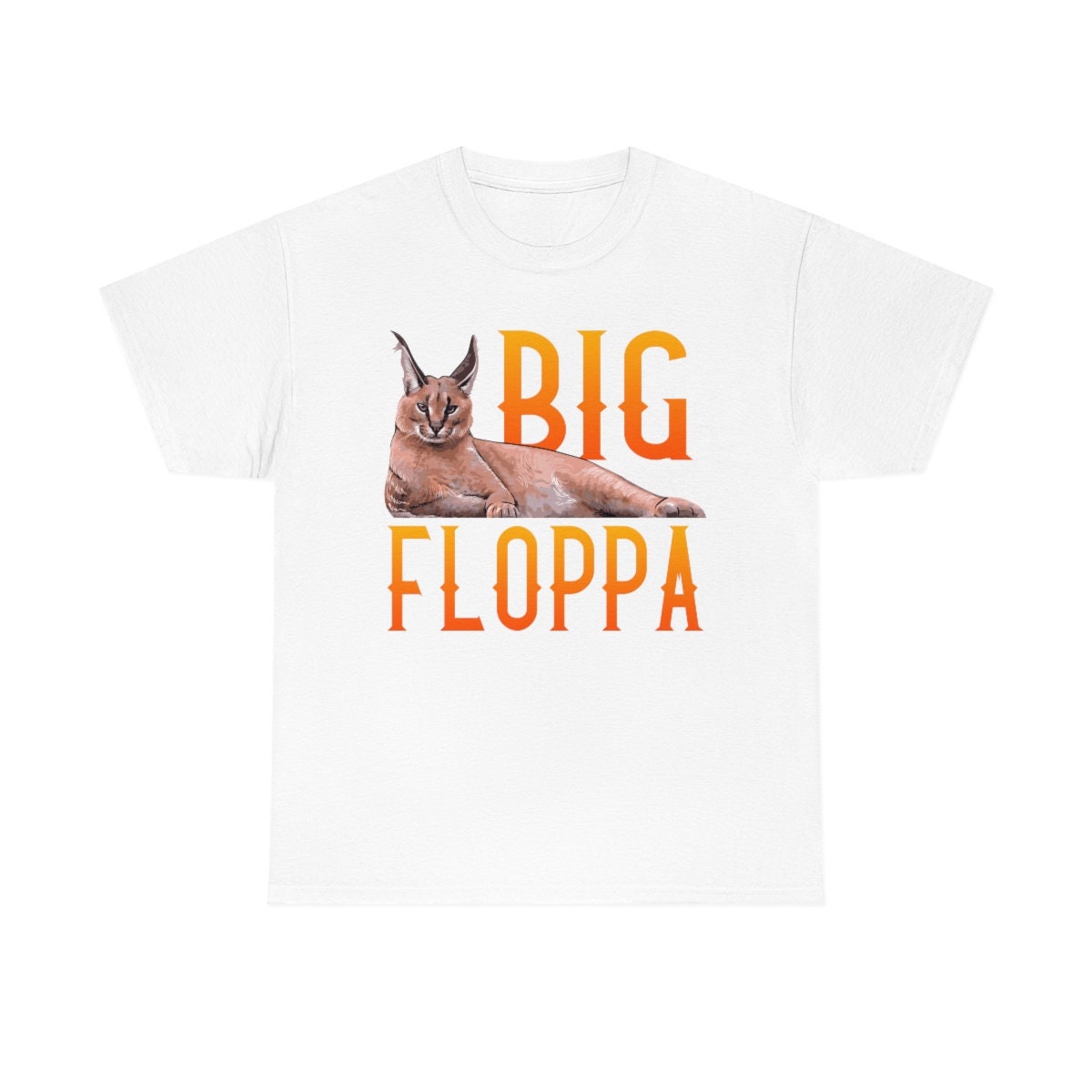 Big Floppa Meme Cat T-Shirt  Cat memes, Caracal, Funny animal