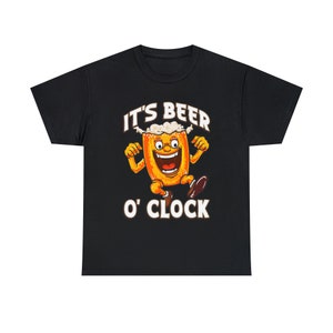 It&#39;s Beer O&#39;Clock T-shirt, Funny Drinking T-shirt, Beer Lover Tee