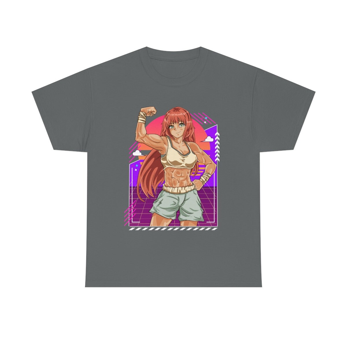  Anime Training Scar  Chest Scar Anime Gym T-Shirt : Clothing,  Shoes & Jewelry