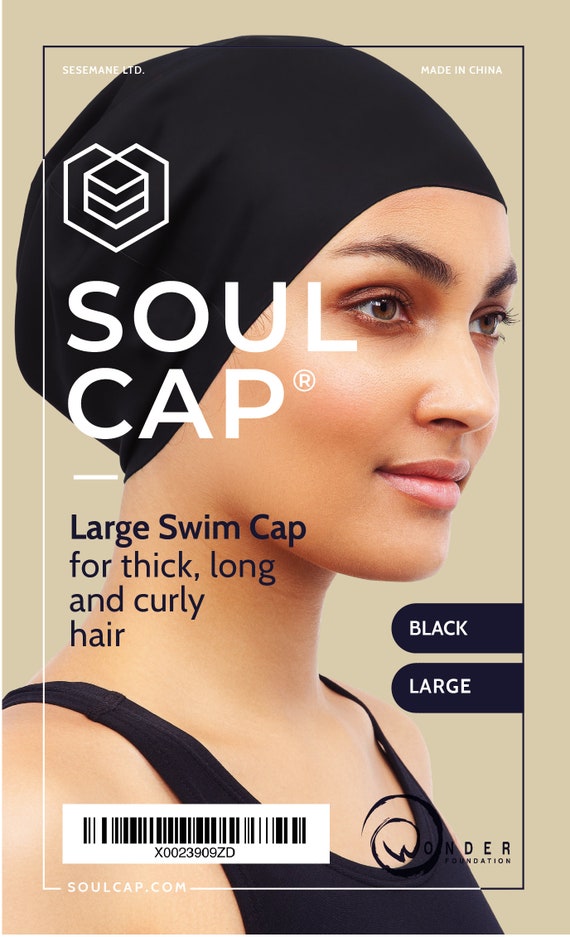 Large Swimming Cap By Soul Cap Designed For Long Thick And Etsy