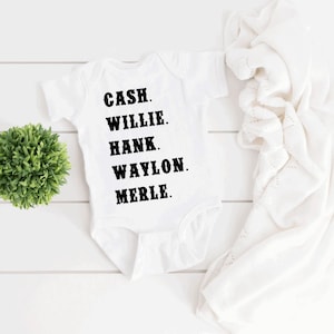 Country Legends Onesie | Baby Onesie | Baby Shower Gift | Country Music