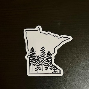 Into the Woods Minnesota Sticker | Water Bottle / Laptop Decal | Waterproof, Durable Vinyl