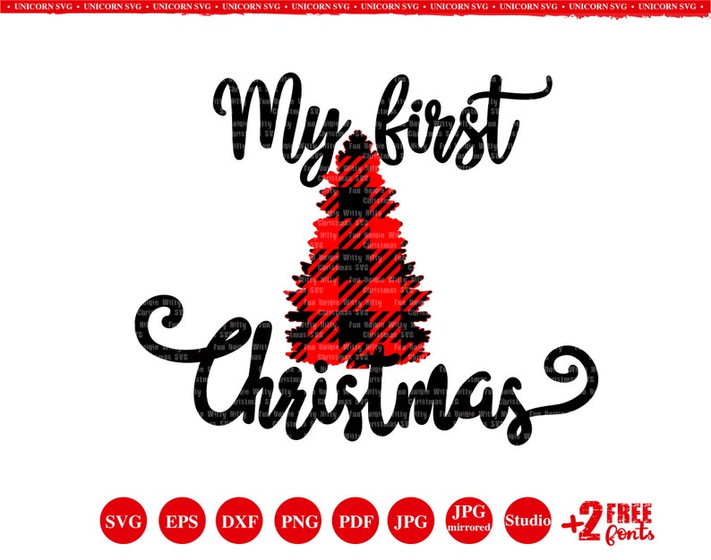Download My First Christmas Mom Svg Buffalo Plaid Christmas Tree Svg Files For Cricut Christmas Decal Kids Baby Designs Iron On Transfer Decal Craft Supplies Tools Image Transfers Vadel Com