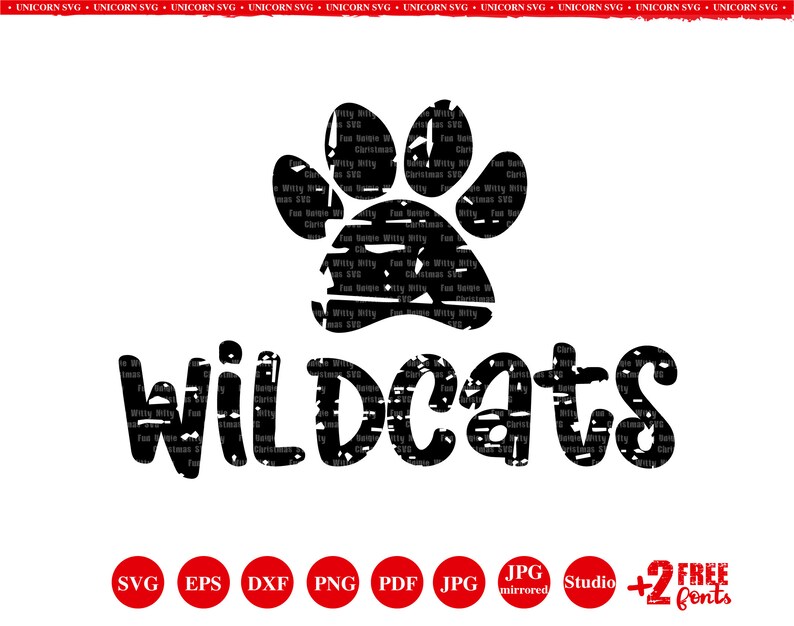 Download Designs Paws Svg Sports Svg Digital Downloads Decals Iron On Transfers Svg Files Fro Cricut Wildcats Svg Distressed Svg Grunge Svg Embroidery Craft Supplies Tools Delage Com Br