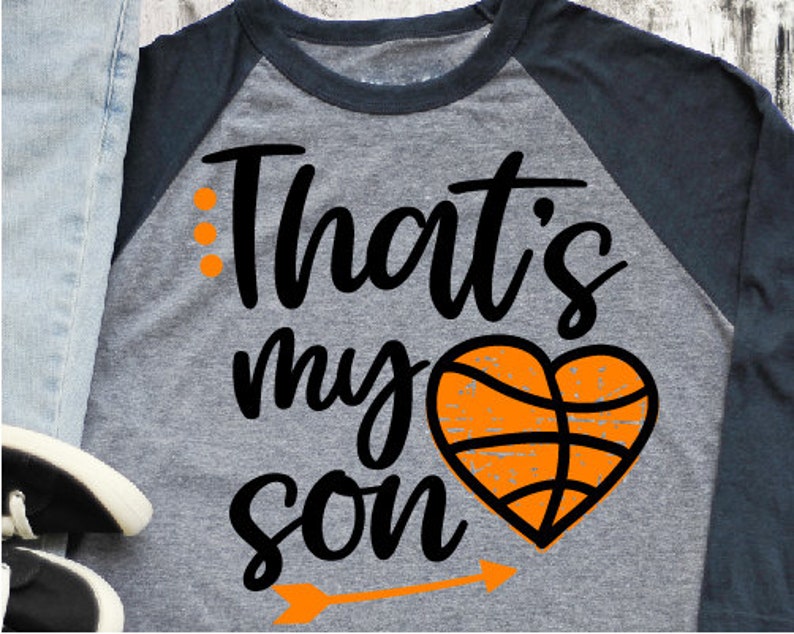 Download Thats my son Basketball svg Mom ball heart Svg cutting ...