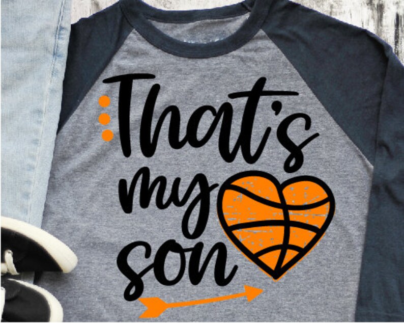 Download Thats my son Basketball svg Mom ball heart Svg cutting ...