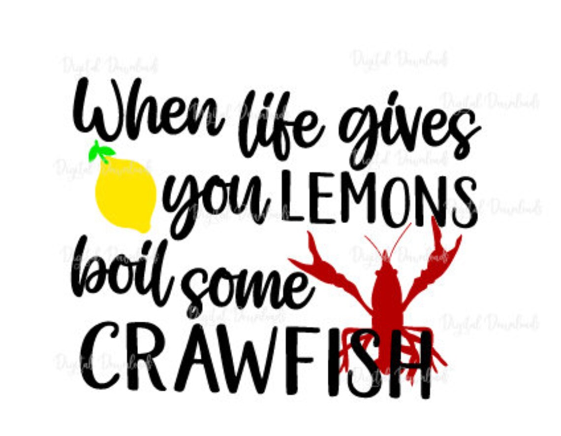 Crawfish svg Funny sayings Crayfish svg Kids Svg files Etsy