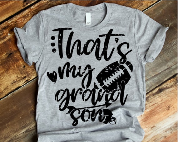 Download Svg That S My Grandson Football Grunge Grandma Svg Etsy