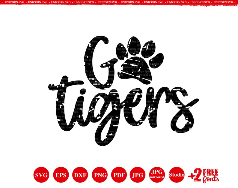 Tigers Go Tigers Svg Designs Cutting Files Svg Files for | Etsy